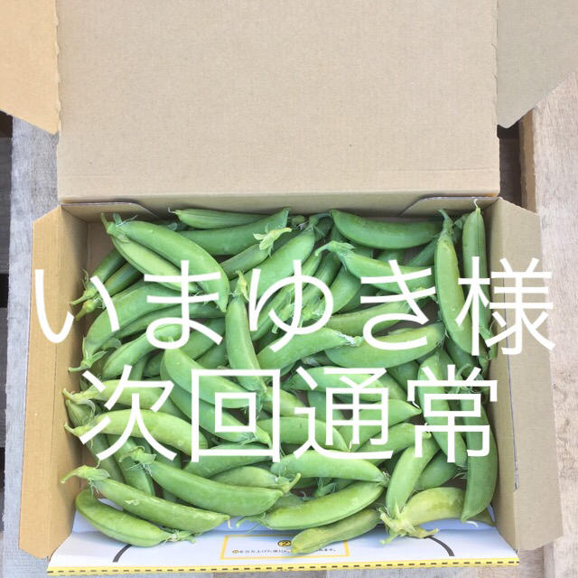 鹿児島産スナップエンドウ500g^_^次回通常 食品/飲料/酒の食品(野菜)の商品写真