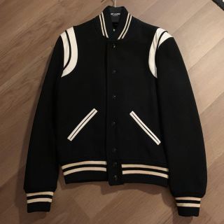 サンローラン(Saint Laurent)のサンローランパリSaintlaurentparisテディジャケット42新品黒(ブルゾン)