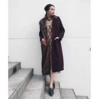 アメリヴィンテージ(Ameri VINTAGE)のAmeri VINTAGE  FUR DOCKING COAT  AMERI(ロングコート)