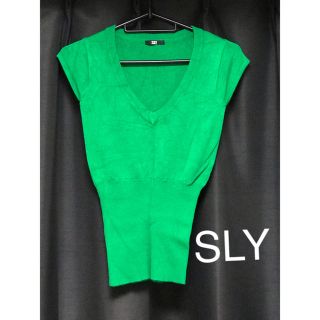 スライ(SLY)のSLY ニット グリーン♡送料込み(ニット/セーター)