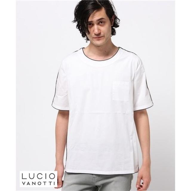 TATRAS(タトラス)の【セール‼️】LUCIO VANOTTI　パイピングプルオーバーシャツ メンズのトップス(Tシャツ/カットソー(半袖/袖なし))の商品写真