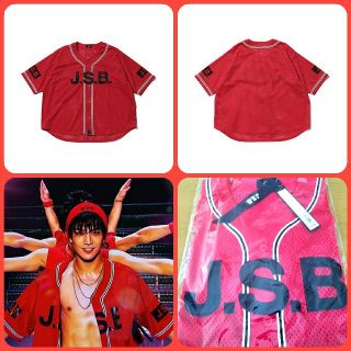 jsbブランド BB Shirt Red Sサイズ JSB 岩田剛典　着用(ミュージシャン)