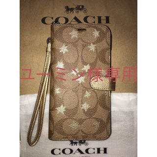 コーチ(COACH)のcoach コーチ iphonケース  手帳型 ☆ 新品未使用(iPhoneケース)