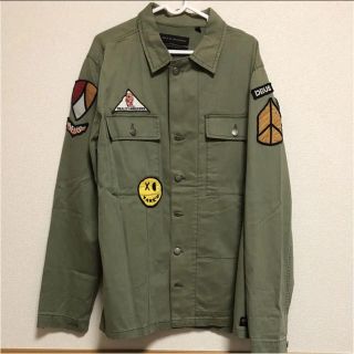 一番人気物 Deus カーキ 刺繍中綿ミリタリージャケット S フライト