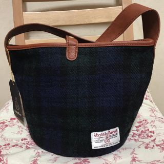 コーエン(coen)の新品☆coen × Harris Tweed 丸底ショルダーバッグ(ショルダーバッグ)