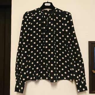 マークジェイコブス(MARC JACOBS)の新品、未使用 MARC JACOBS  ドット ブラウス(シャツ/ブラウス(長袖/七分))