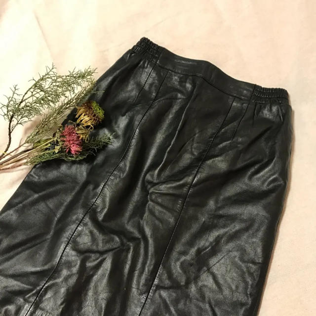 mother(マザー)のvintage leatherskirt レディースのスカート(ひざ丈スカート)の商品写真