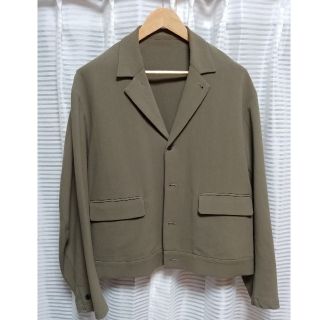 アンユーズド(UNUSED)の18aw URU COTTON SHORT JACKET 2 KHAKI(テーラードジャケット)