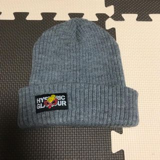 ヒステリックミニ(HYSTERIC MINI)のHYSTERIC MINI -ニット帽- グレー (帽子)