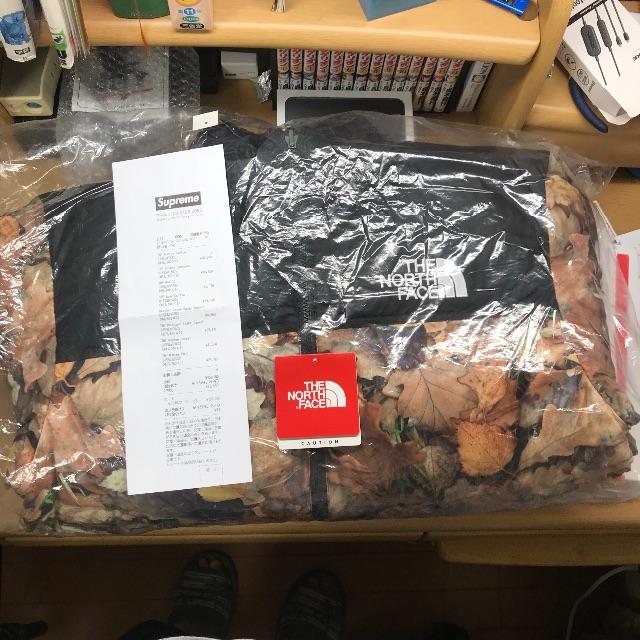 Supreme - Supreme 16aw north face nuptse 枯葉 落ち葉