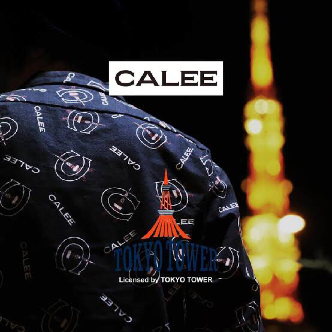 CALEE(キャリー)の限定希少品❗️CALEE 総柄シャツ 東京タワー コラボ 黒M メンズのトップス(シャツ)の商品写真