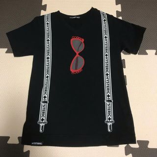 ヒステリックミニ(HYSTERIC MINI)のHYSTERIC MINI -サスペンダーTシャツ- ブラック(Tシャツ/カットソー)