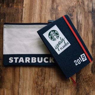 スターバックスコーヒー(Starbucks Coffee)のsonson1015様用スタバ&モレスキン☆2019手帳(タイ)&ポーチ(カレンダー/スケジュール)