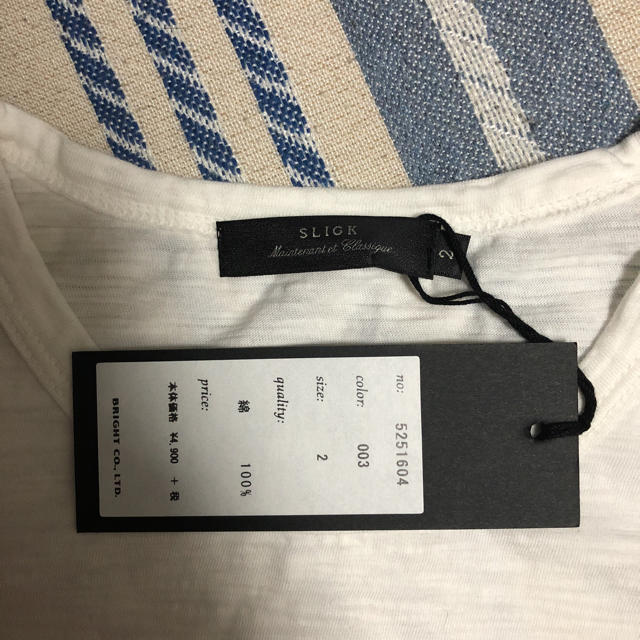 SLICK(スリック)のSLICK トリコロール 半袖Ｔシャツ メンズのトップス(Tシャツ/カットソー(半袖/袖なし))の商品写真
