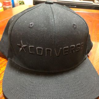 コンバース(CONVERSE)のコンバース キャップ 黒 新品タグ付(キャップ)