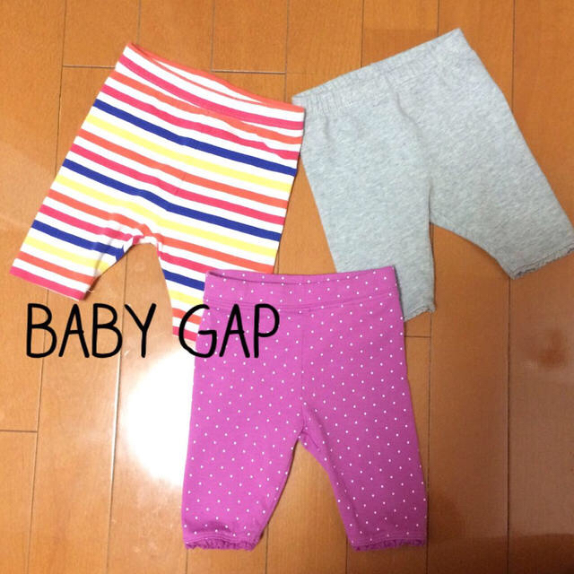 babyGAP(ベビーギャップ)のgap♡レギンス2枚セット80 キッズ/ベビー/マタニティのキッズ服女の子用(90cm~)(その他)の商品写真