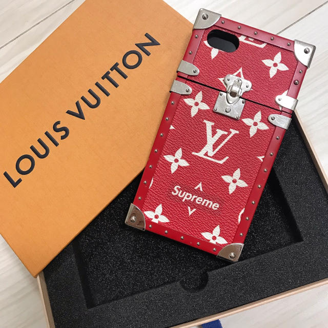 エルメス iphone8 ケース 激安 、 LOUIS VUITTON - LOUIS  VUITTON×Supreme iPhone7ケースの通販 by 冬物セール！！！｜ルイヴィトンならラクマ