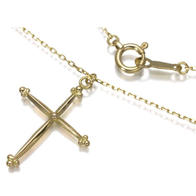 AHKAH(アーカー)のAHKAH スピンドリー クロスネックレス 18k  レディースのアクセサリー(ネックレス)の商品写真