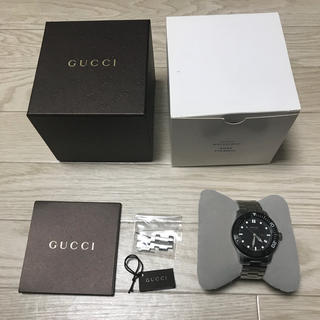 グッチ(Gucci)のGUCCI グッチ 腕時計 メンズ Gタイムレス ブラック YA126249(腕時計(アナログ))