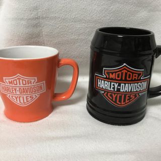 ハーレーダビッドソン(Harley Davidson)の 【☆ ペア  ★】ハーレーダビッドソン★純正☆バーシールドマグカップ  (その他)