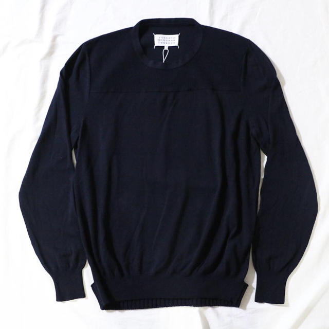 新品 Maison Margiela 10 コットンニット ネイビー | tspea.org