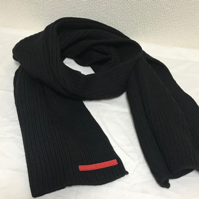 PRADA Unisex Wool Logo Scarves (UMS180 35C, UMS180)