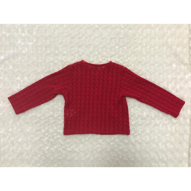 BeBe(ベベ)の[bebe]☆美品☆カーディガン size:95 キッズ/ベビー/マタニティのキッズ服女の子用(90cm~)(カーディガン)の商品写真