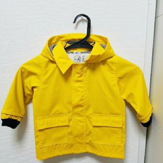 プチバトー(PETIT BATEAU)の【新品】プチバトー ヨット パーカー イエロー 12m/74cm(ジャケット/コート)