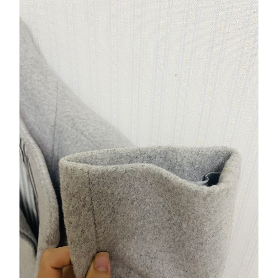 kumikyoku（組曲）(クミキョク)の組曲 グレー 上品な ロングコート 定価4万円以上 レディースのジャケット/アウター(ロングコート)の商品写真