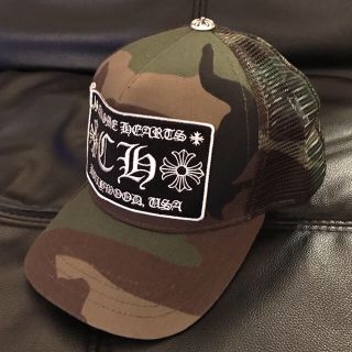 クロムハーツ(Chrome Hearts)のクロムハーツ chrome hearts トラッカーキャップ  迷彩 新品！(キャップ)