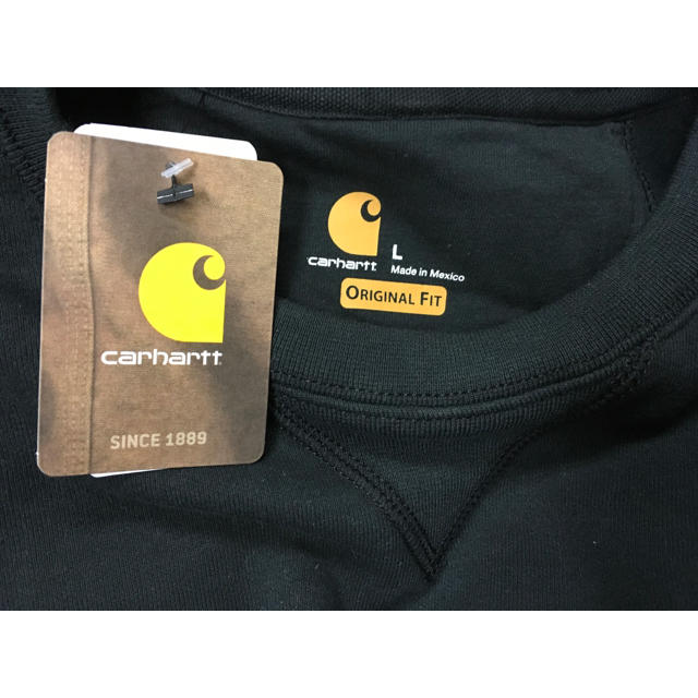 carhartt(カーハート)の送料無料！CarharttミッドウェイトスウェットK124 BLK L新品  メンズのトップス(スウェット)の商品写真