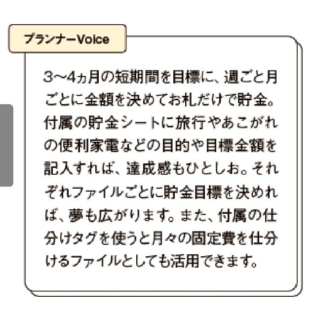 FELISSIMO(フェリシモ)のラミプリュス　お札で貯めるスマート貯金ファイル エンタメ/ホビーの本(住まい/暮らし/子育て)の商品写真