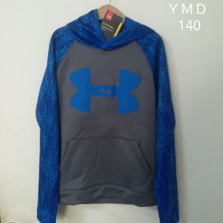 アンダーアーマー(UNDER ARMOUR)の新品　アンダーアーマー　フリースビックロゴ　フーディ　GPH　YMD　140(Tシャツ/カットソー)