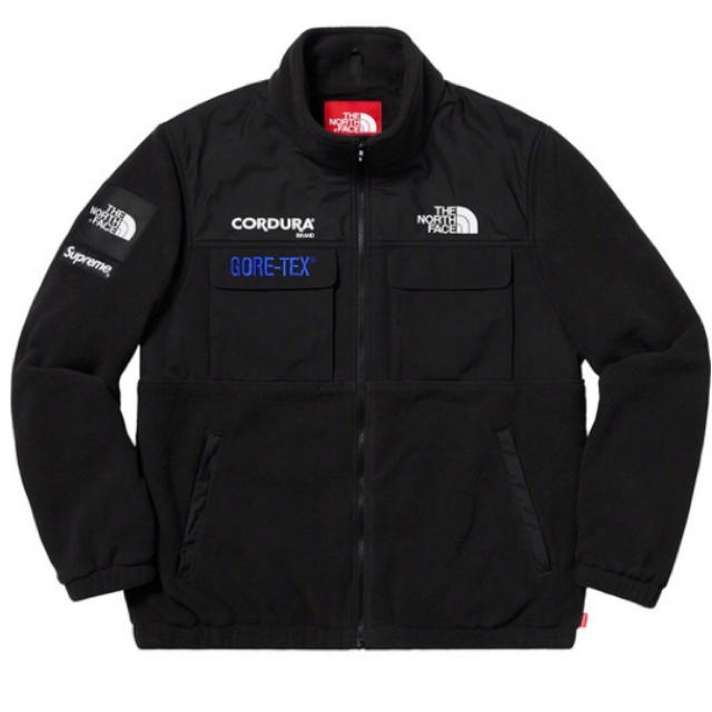 Supreme - S 黒 supreme Expedition Fleece Jacket