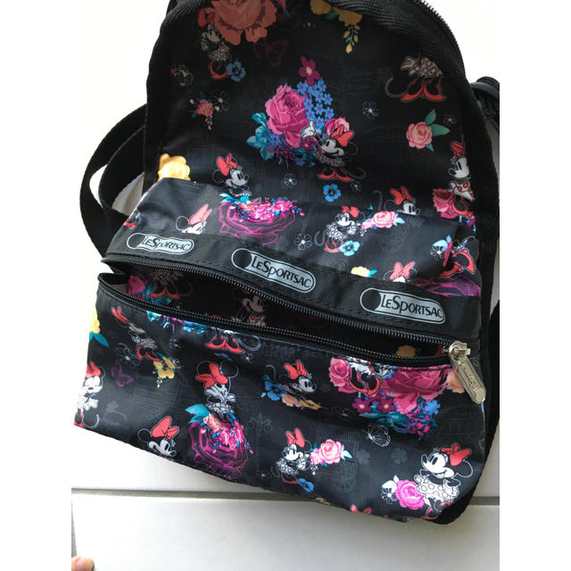 LeSportsac(レスポートサック)のLeSportsac ハワイ限定 MinnieMouse柄 子供用 キッズ/ベビー/マタニティのこども用バッグ(リュックサック)の商品写真