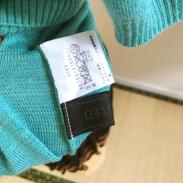 UNTITLED(アンタイトル)のuntitled タートル半袖ニット レディースのトップス(ニット/セーター)の商品写真