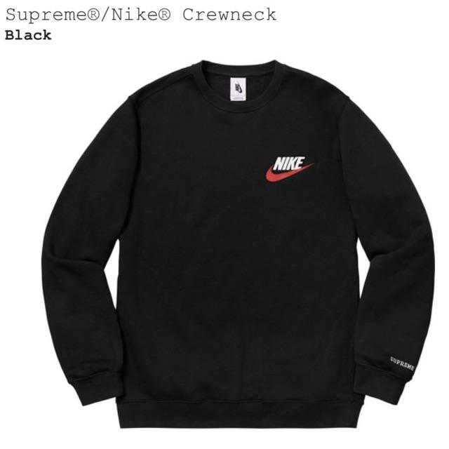 Supreme - Supreme Nike Crewneck XS シュプリーム クルーネック 黒の+
