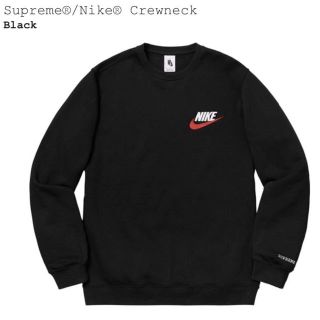 シュプリーム(Supreme)のSupreme Nike Crewneck XS シュプリーム クルーネック 黒(スウェット)