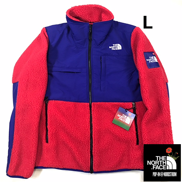 THE NORTH FACE(ザノースフェイス)のノースフェイス ボックスロゴ フリース デナリジャケット【L】赤 180825 メンズのジャケット/アウター(その他)の商品写真