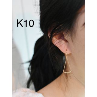 ミラーボール 10金ピアス(ピアス)