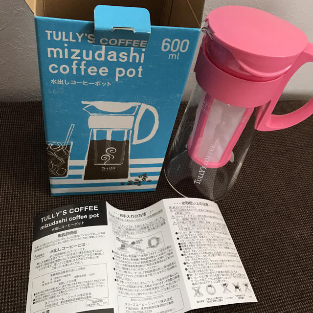 TULLY'S COFFEE(タリーズコーヒー)のTULLY's coffee 水出しコーヒーポット インテリア/住まい/日用品のキッチン/食器(その他)の商品写真