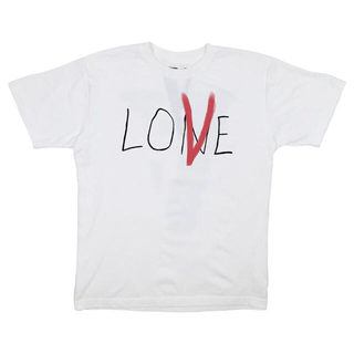 フィアオブゴッド(FEAR OF GOD)のvlone lone love tee ヴィーローン ロンラブ Tシャツ XL(Tシャツ/カットソー(半袖/袖なし))