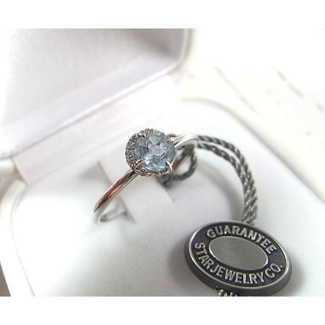 スタージュエリー スターリー ダイヤモンド ネックレス K18WG 0.04ct