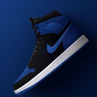 ナイキ(NIKE)のＮＩＫＥ ＡＩＲ ＪＯＲＤＡＮ1 ＲＥＴＲＯ ＨＩ ＦＬＹＫＮＩＴ(スニーカー)