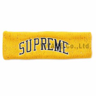 シュプリーム(Supreme)のNew Era Sequin Arc Logo Headband 黄(その他)