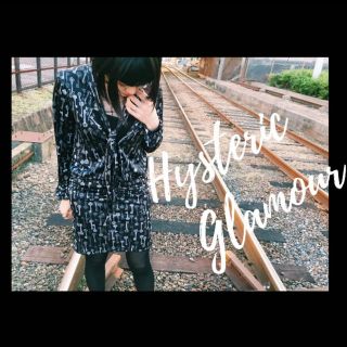 ヒステリックグラマー(HYSTERIC GLAMOUR)のHystericglamour ♡ 鍵 総柄 ワンピース(ひざ丈ワンピース)