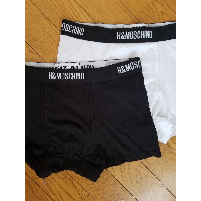 H&M(エイチアンドエム)のH&M MOSCHINO ボクサーパンツ☆ メンズのアンダーウェア(ボクサーパンツ)の商品写真