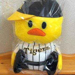 ハンシンタイガース(阪神タイガース)の【非売品】阪神タイガース×日清食品 ひよこぬいぐるみ(記念品/関連グッズ)