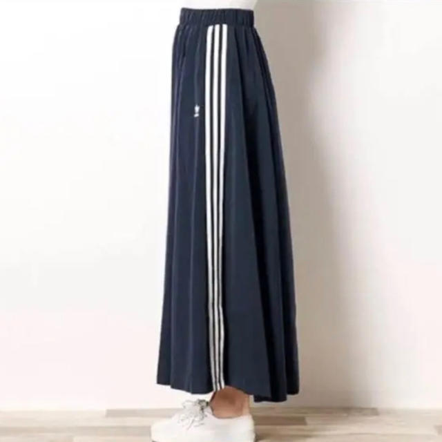 アディダス  ロングスカート 別注 3stripe long skirt