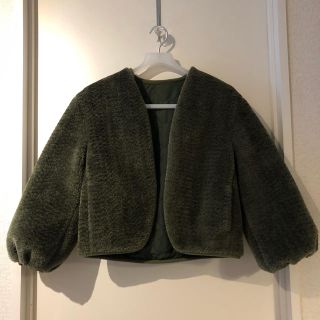 ドットアンドストライプスチャイルドウーマン(Dot&Stripes CHILDWOMAN)のお値下げしました！シープボア裏キルトショートブルゾン(ブルゾン)